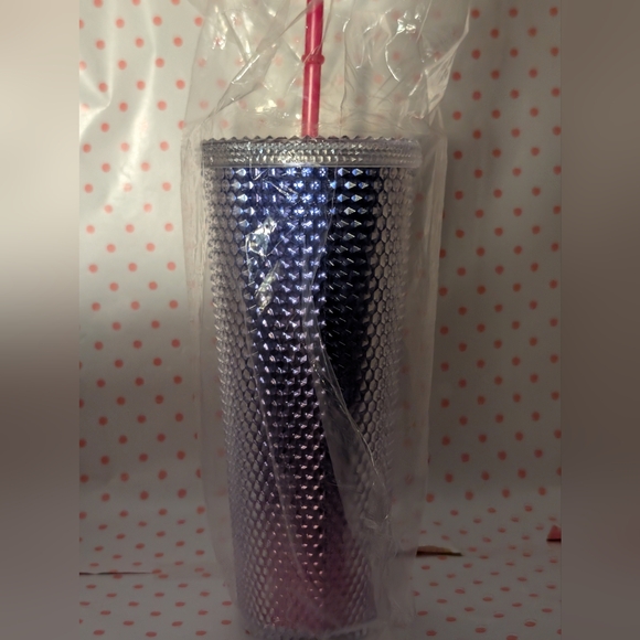 Mean Girls Bling Tumbler with Pink Straw - Picture 3 of 3